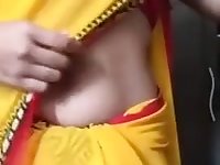 indian saari big boobs hot desi girl