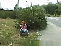pissing in public