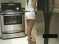 College pussy screwed during the time that cooking for friend