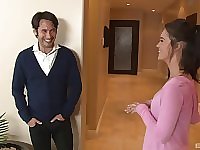 Tight brunette Dixie Brooks fucked hard and get a cum shot on her face