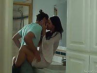 Dude fucks his girlfriend Silvia Saige after India Summer refused him