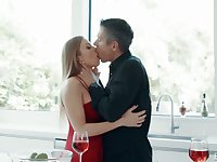 Fantastic and quite wild bootyful Britney Amber wanna good doggy banging