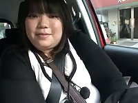 This fat Japanese slut loves to eat for sure and she loves the dick