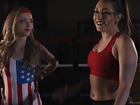 Appealing women provide the most exciting lesbian threesome