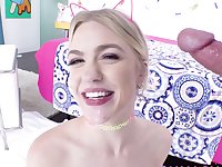 Jazlyn Ray slurps it up
