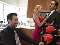Alexis Fawx: Big Titted MILF Cums on Cock with Audience