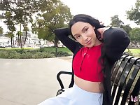 Selena Ivy enjoys while giving her boyfriend a nice blowjob