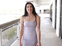 Stunning Briston enjoys while pleasuring her dripping cunt