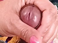 She Masturbates Me And My Penis Gets Wet With Droplets Of Pleasure
