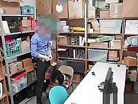 Ebony Shoplifter Fucked