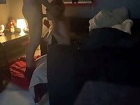 Blonde Hotwife Submits to a Strangers Thrusts in Doggystyle, as Hubby Watches