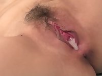 Big knockers Asian hoe Satomi Nagase gives the filthiest creampie - stunning JAV!