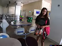 Bowling and POV blowjob from my super cute Thai MILF girlfriend