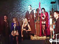crazy fantasy sex orgy
